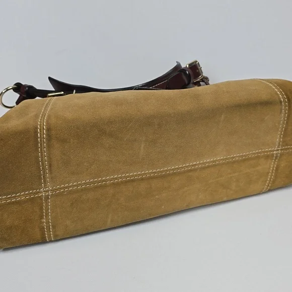 Vintage Dooney & Bourke Suede Leather Purse - Picture 6 of 9